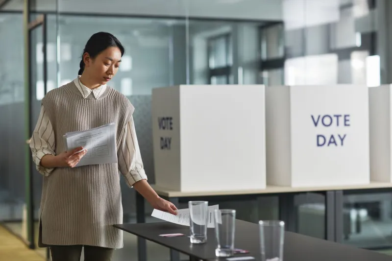 They Watch Democracy Walk Through the Door: A Day in the Life of America's Poll Workers